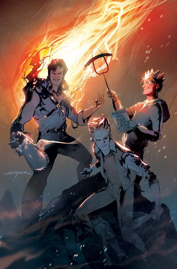 Archie X Army Of Darkness #3 variant cover by Stuart Sayger