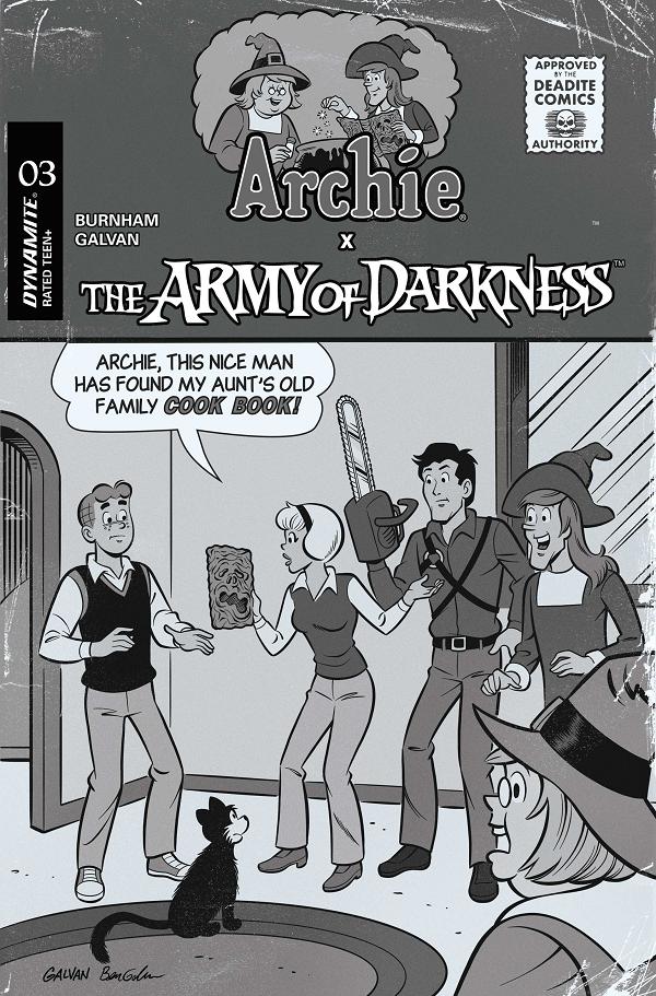 Archie X Army Of Darkness #3 variant cover by Bill Galvan