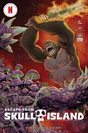 Escape From Skull Island #4 CVR B (OF 4) CVR B CHRISTOPHER JONES cover