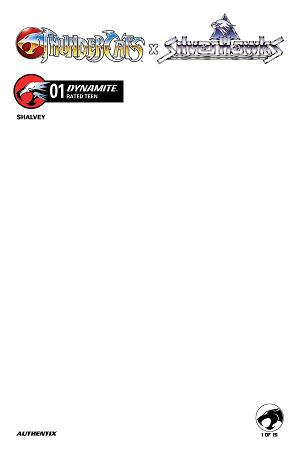 Thundercats X Silverhawks #1 CVR F CVR F BLANK AUTHENTIX cover