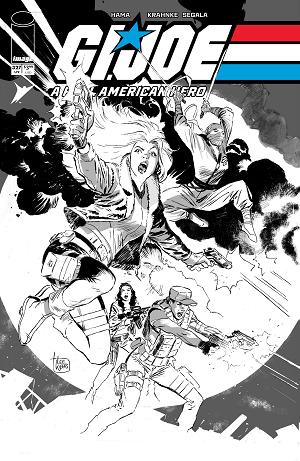 G.I. Joe: A Real American Hero #327 CVR B CVR B LEE WEEKS B&W cover