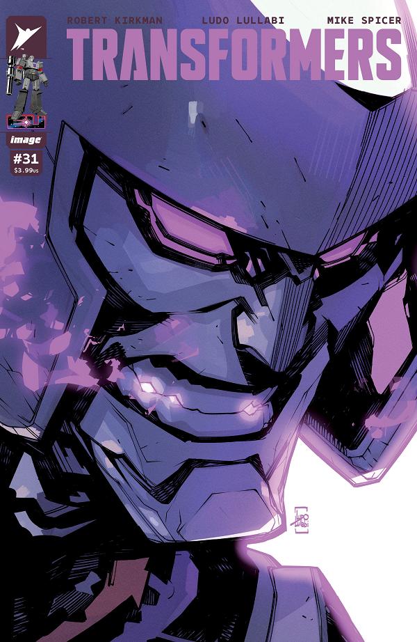 Transformers #31 variant cover by Ludo Lullabi