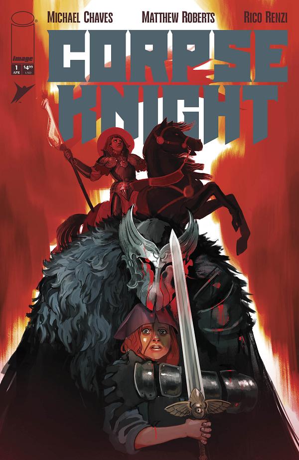 Corpse Knight #1 CVR F (OF 6) CVR F INC 1:100 STEPHANIE HANS FOIL cover