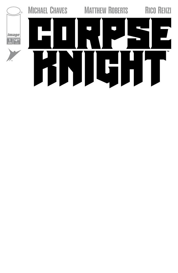 Corpse Knight #1 CVR H (OF 6) CVR H BLANK SKETCH cover