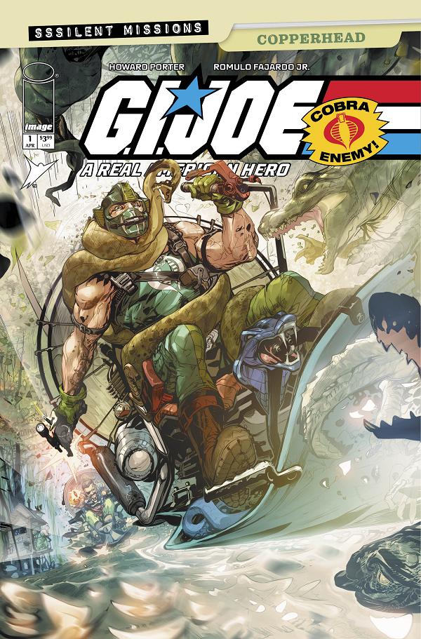 Gi Joe A Real American Hero Sssilent Missions Copperhead #1 CVR A HOWARD PORTER & ROMULO FAJARDO JR cover