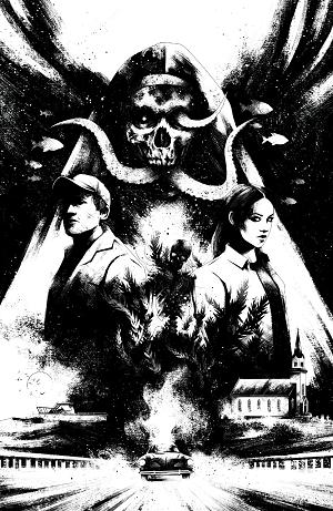 Estuary A Ghost Story #1 CVR E (OF 4) CVR E INC 1:20 MAAN HOUSE B&W cover