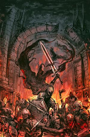 Dark Souls Mother Of Mourning #4 CVR C (OF 4) CVR C REZA AFSHAR VIRGIN cover