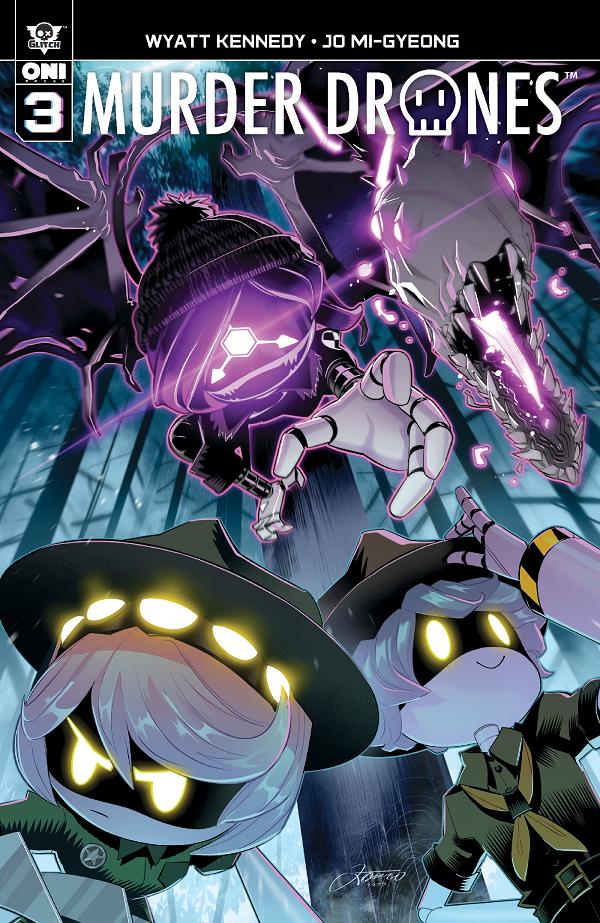 Murder Drones #3 cover by Alessio Zonno