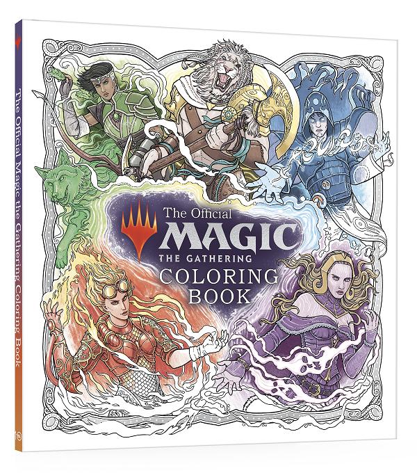 The Official Magic: The Gathering Coloring Book #1 cover