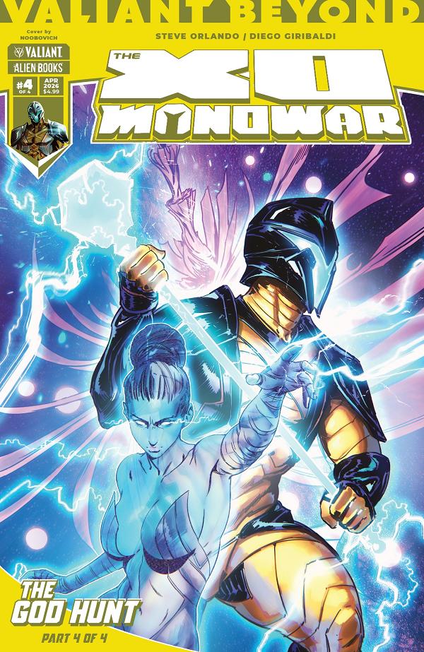 Valiant Beyond: The X-O Manowar --The God Hunt Cover A (Noobovich) #8 Cover A (Noobovich) cover