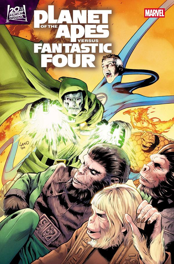 Planet Of The Apes Vs. Fantastic Four #4 cover