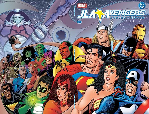 Jla/Avengers Facsimile Edition #1 FACSIMILE EDITION WRAPAROUND COVER cover