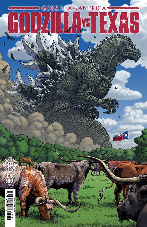 Godzilla Vs. America: Texas Cover A (Frank) #1 cover