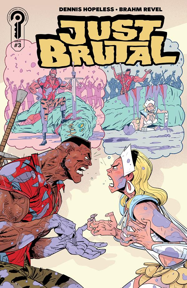 Just Brutal Cover A Brahm Revel #3 cover by Brahm Revel