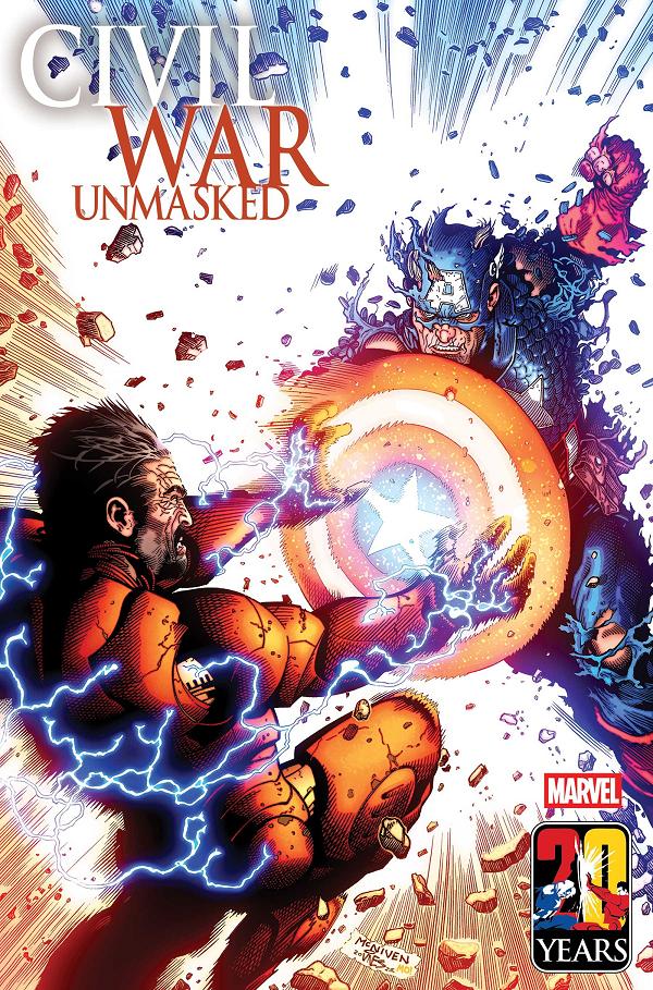 Civil War: Unmasked #1 STEVE MCNIVEN VARIANT [1:25] cover