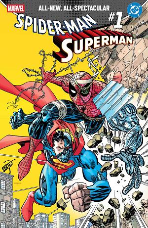 Marvel/Dc: Spider-Man/Superman #1 ERIK LARSEN VARIANT cover