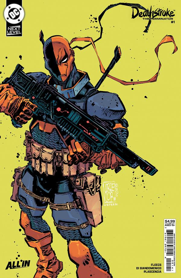 Deathstroke The Terminator #1 CVR D CVR D JORGE CORONA NEXT LEVEL CARD STOCK cover