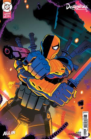 Deathstroke The Terminator #1 CVR G CVR G INC 1:25 TONY FLEECS CARD STOCK cover