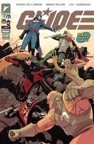 Gi Joe #20 CVR F CVR F TOM REILLY INVINCIBLE TEAM UP cover