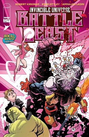Invincible Universe Battle Beast #7 CVR H CVR H RYAN OTTLEY & ANNALISA LEONI INVINCIBLE TEAM UP cover