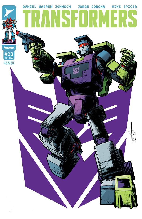 Transformers #23 CVR A JASON HOWARD DECEPTICON cover