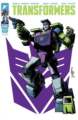 Transformers #23 CVR A JASON HOWARD DECEPTICON cover