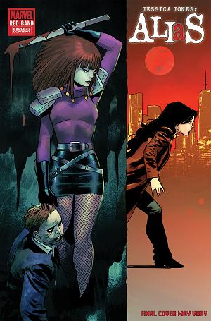 Alias: Red Band #2 JAN BAZALDUA VARIANT [POLYBAGGED] [1:25] cover