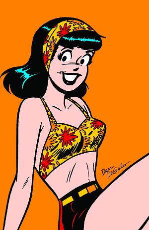 Archie Comics 85Th Anniversary Presents Betty & Veronica Pin Up Special #1 CVR E (ONE SHOT) CVR E DAN DECARLO FOIL VERONICA cover