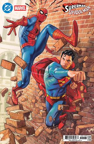 Dc Marvel Superman Spider-Man #1 CVR P (ONE SHOT) CVR P JOSHUA MIDDLETON CARD STOCK cover
