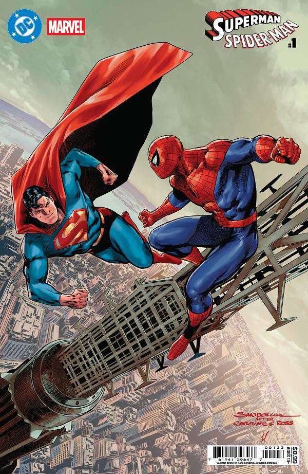 Dc Marvel Superman Spider-Man #1 CVR S (ONE SHOT) CVR S RAFA SANDOVAL CARD STOCK cover