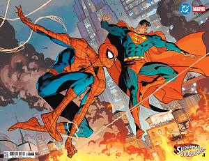 Dc Marvel Superman Spider-Man #1 CVR X (ONE SHOT) CVR X JORGE JIMENEZ WRAPAROUND CARD STOCK cover