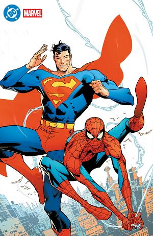 Dc Marvel Superman Spider-Man #1 CVR Y (ONE SHOT) CVR Y JORGE JIMENEZ FOIL cover