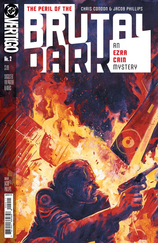 The Peril Of The Brutal Dark An Ezra Cain Mystery #2 CVR A JACOB PHILLIPS (MR) cover