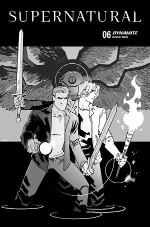 Supernatural #6 CVR K CVR K JOHN AMOR LINE ART cover