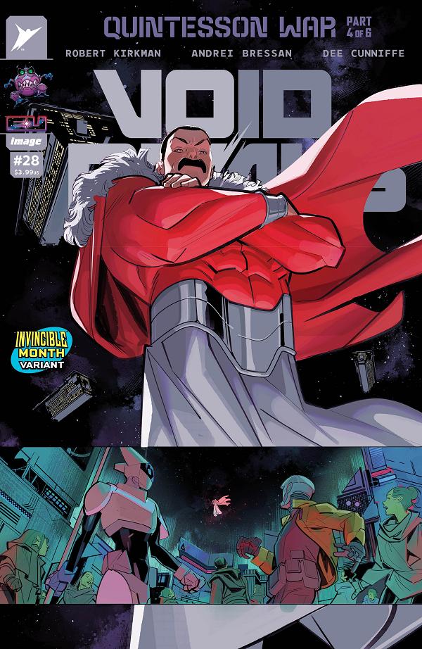 Void Rivals #28 CVR F CVR F LORENZO DE FELICI INVINCIBLE TEAM UP cover