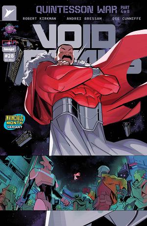 Void Rivals #28 CVR F CVR F LORENZO DE FELICI INVINCIBLE TEAM UP cover