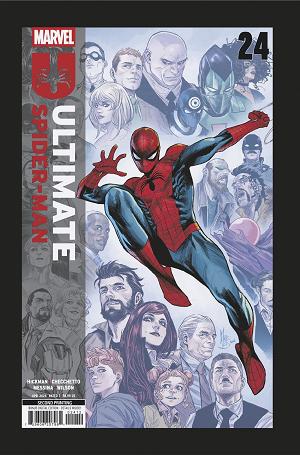 Ultimate Spider-Man #24 MARCO CHECCHETTO 2ND PRINTING VARIANT cover