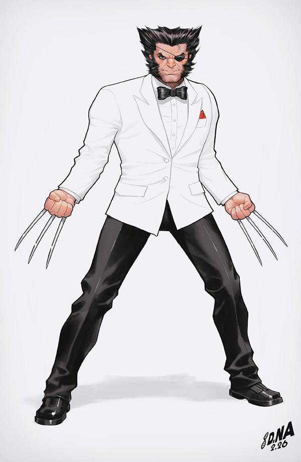 Wolverine #18 DAVID NAKAYAMA COLOR BLOCK WHITE VIRGIN VARIANT [1:50] cover