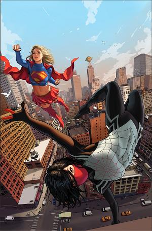 Marvel/Dc: Spider-Man/Superman #1 IVAN TALAVERA VIRGIN VARIANT [1:100] cover