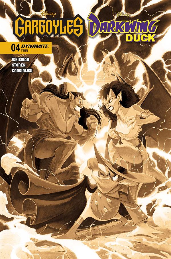 Gargoyles Darkwing Duck #4 variant cover by Ivan Bigarella