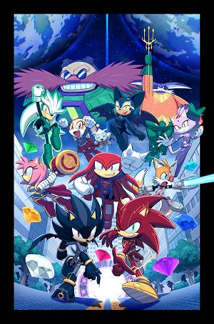 Dc X Sonic The Hedgehog The Metal Legion #1 CVR D (OF 5) CVR D MIN HO KIM CARD STOCK cover
