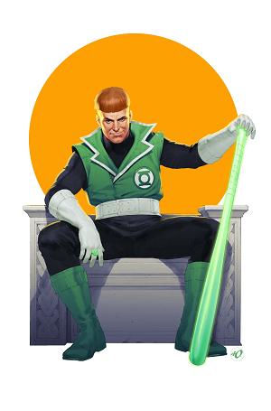 Tales Of The Green Lantern Corps Guy Gardner #1 CVR D (ONE SHOT) CVR D ARIEL OLIVETTI CARD STOCK cover