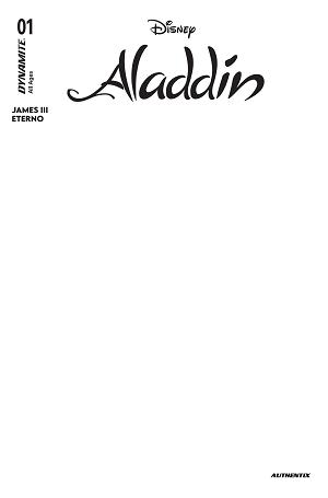Aladdin #1 CVR E CVR E BLANK AUTHENTIX cover