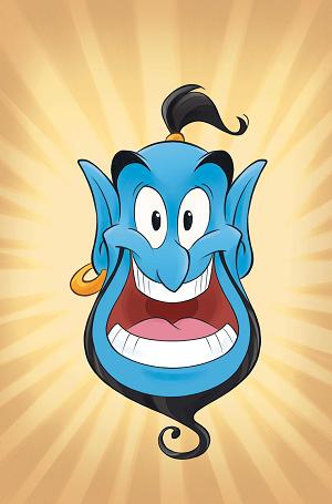 Aladdin #1 CVR J CVR J INC 1:10 AGNESE ETERNO CARTOON HEAD VIRGIN cover