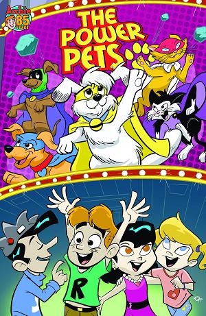 Archie Comics 85Th Anniversary Presents Archies Movie Mania #1 CVR C (ONE SHOT) CVR C ADRIAN ROPP POWER PETS cover