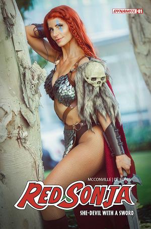 Red Sonja She Devil With A Sword #1 CVR E CVR E WOMAN OF WONDER COSPLAY cover