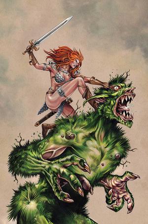 Red Sonja She Devil With A Sword #1 CVR L CVR L INC 1:10 MIKE ROOTH VIRGIN COVER cover