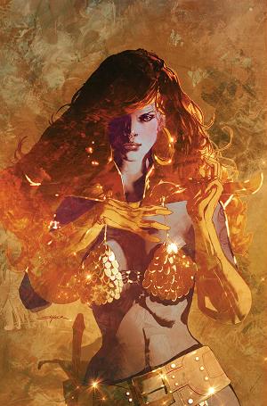 Red Sonja She Devil With A Sword #1 CVR O CVR O INC 1:25 STUART SAYGER VIRGIN cover