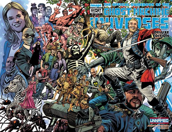 Ghost Machine The Official Guidebook #2 CVR B (OF 5) CVR B BRYAN HITCH & BRAD ANDERSON WRAPAROUND cover