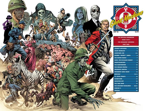 Ghost Machine The Official Guidebook #2 CVR C (OF 5) CVR C IVAN REIS & DANNY MIKI WRAPAROUND cover